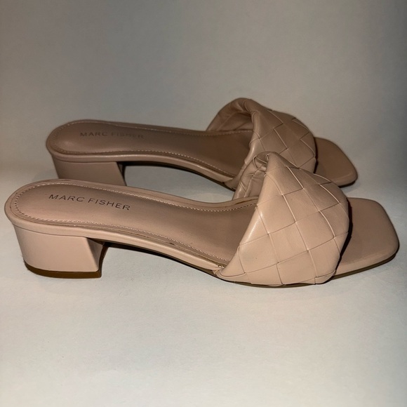 Marc Fisher Women’s Casara Heeled Sandal Tan/Nude Color size 8 - Picture 5 of 6